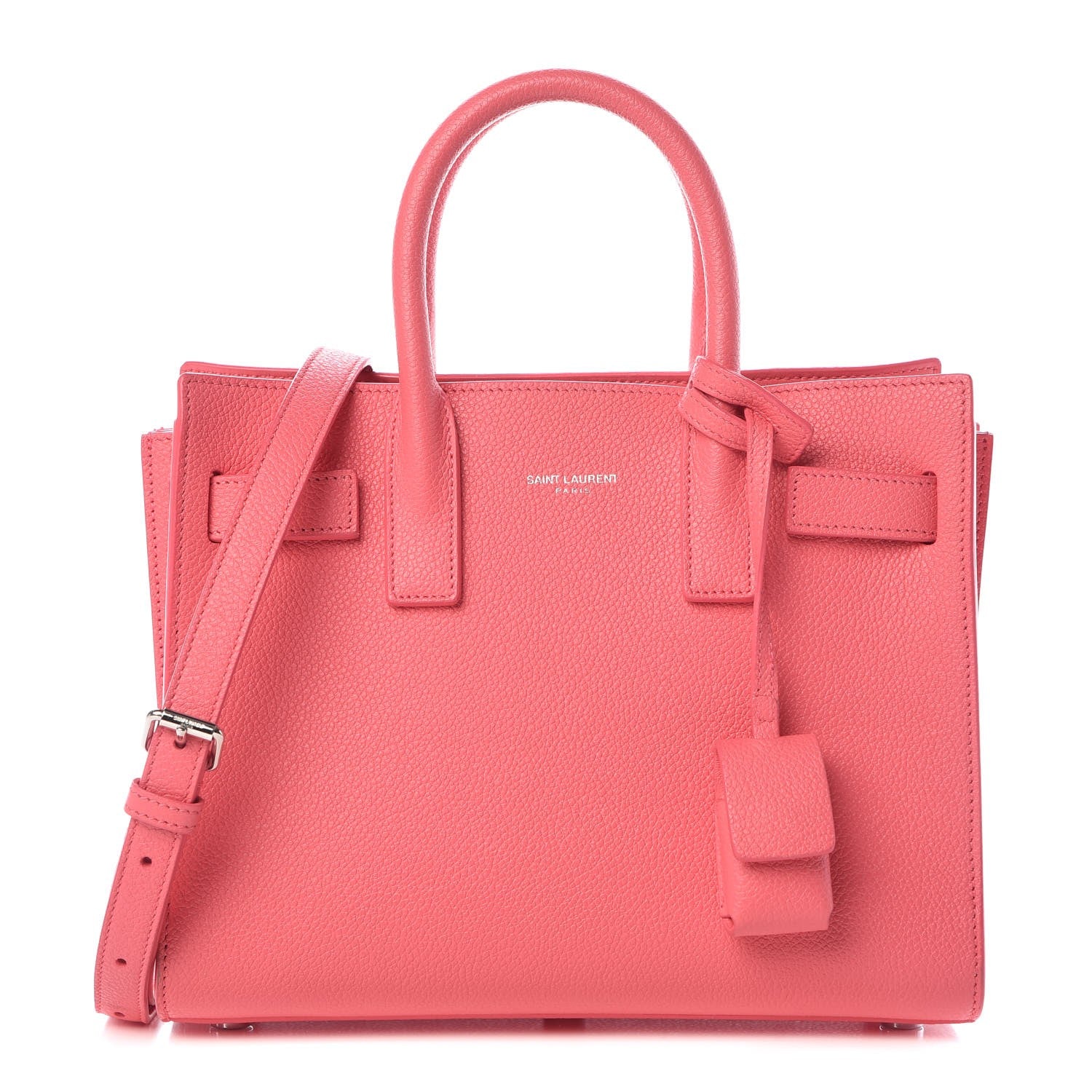 Saint Laurent Calfskin Nano Sac De Jour Rose Clair 1 of 6
