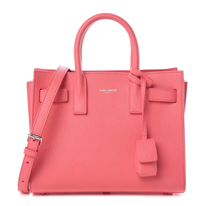 Saint Laurent Calfskin Nano Sac De Jour Rose Clair 1 of 6
