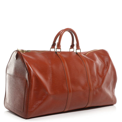 Louis Vuitton Epi Keepall 55 Kenyan Fawn 3 of 8