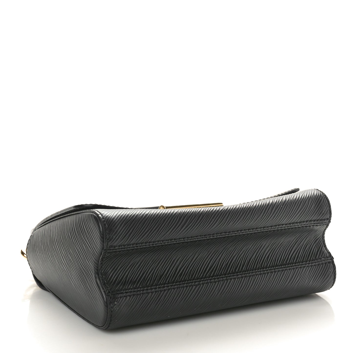 Epi Twist Braided Strap Shoulder Bag MM Black