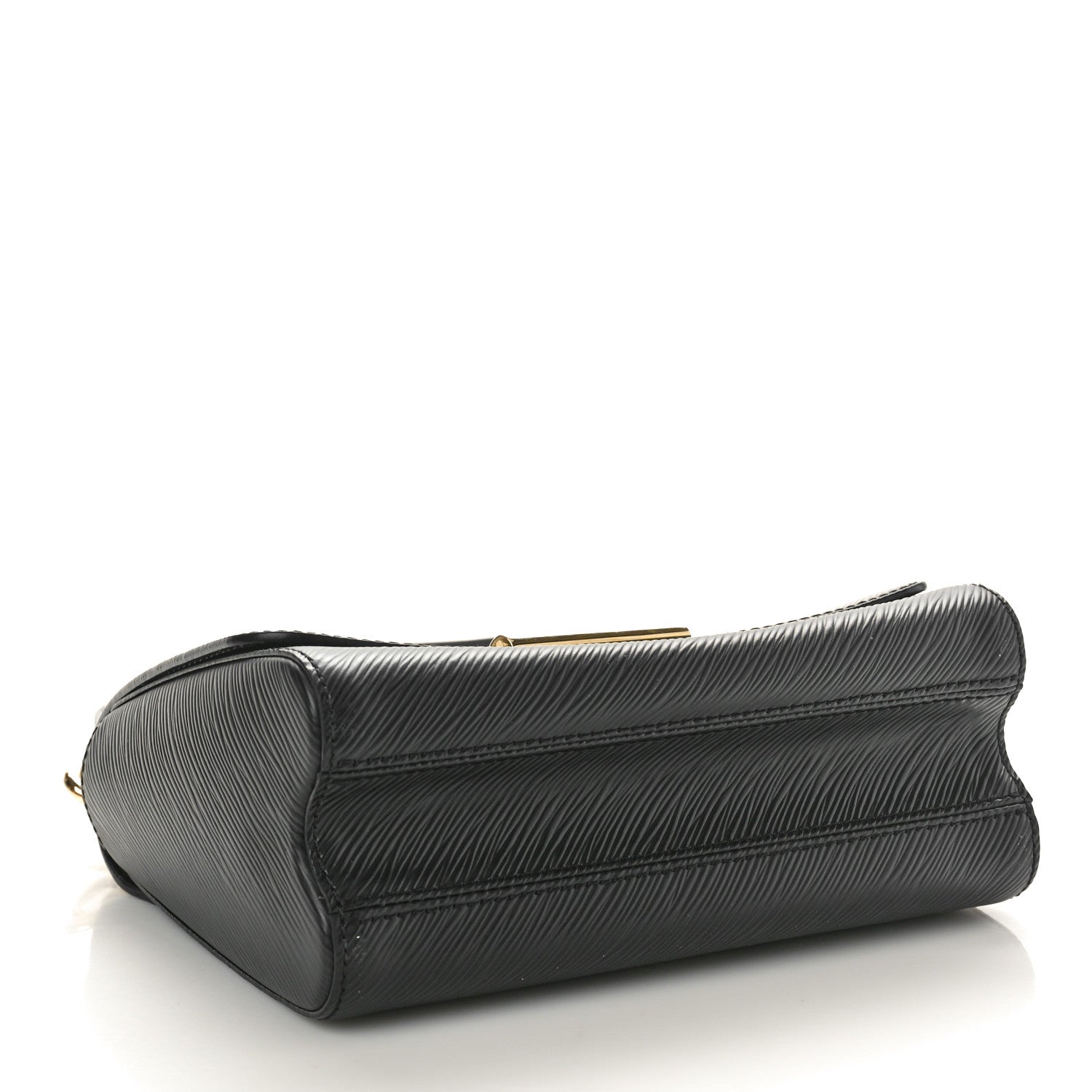 Louis Vuitton Epi Twist Braided Strap Shoulder Bag MM Black 4 of 9