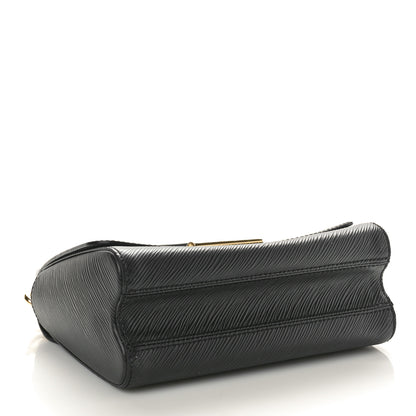 Louis Vuitton Epi Twist Braided Strap Shoulder Bag MM Black 4 of 9