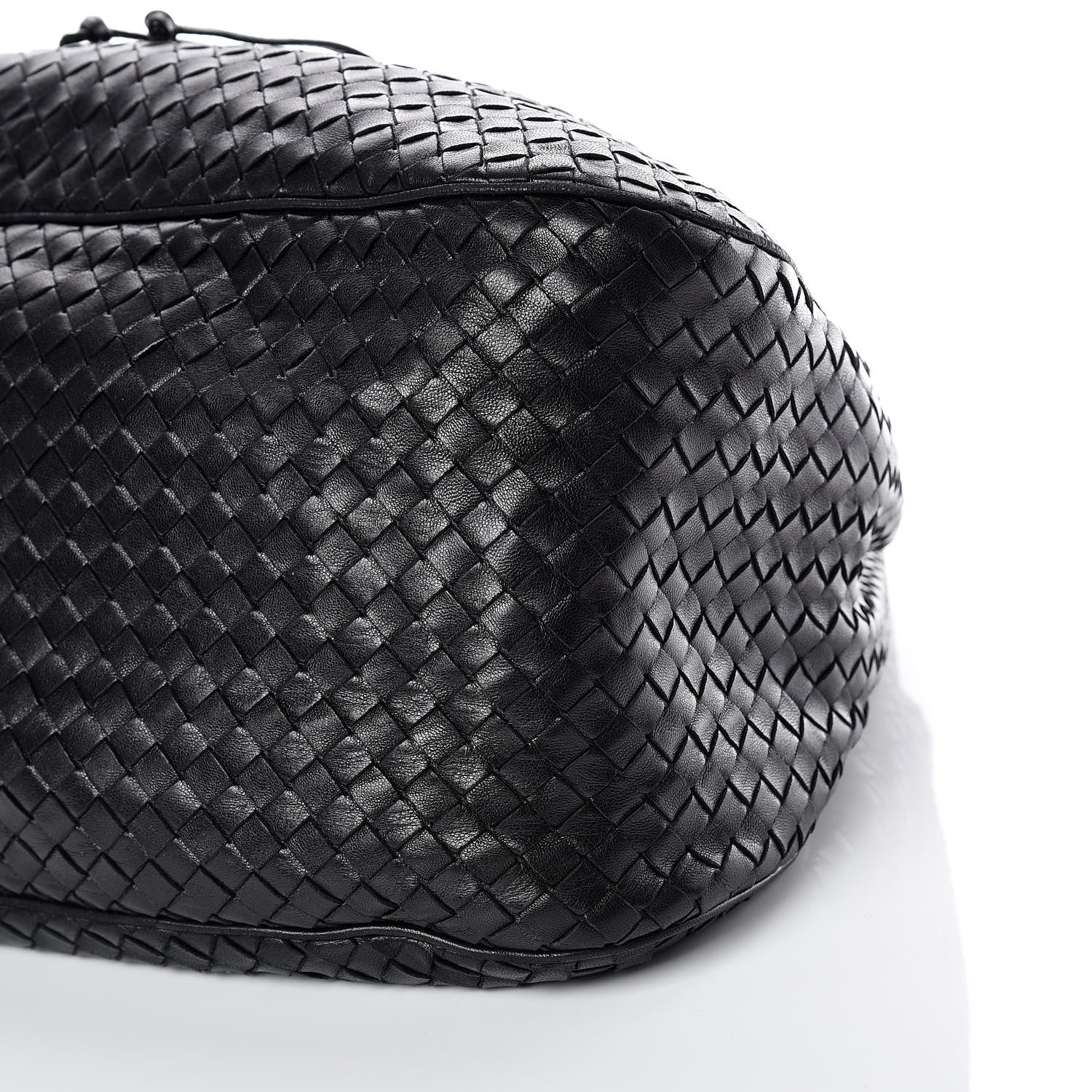 Bottega Veneta Nappa Intrecciato Drawstring Hobo Bag Black 6 of 15