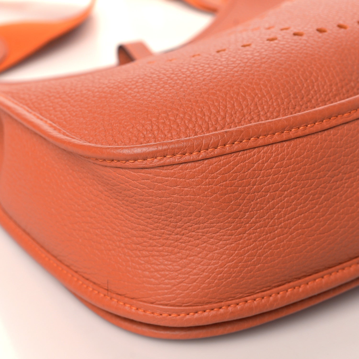 Hermes Taurillon Clemence Evelyne III PM Orange 8 of 9