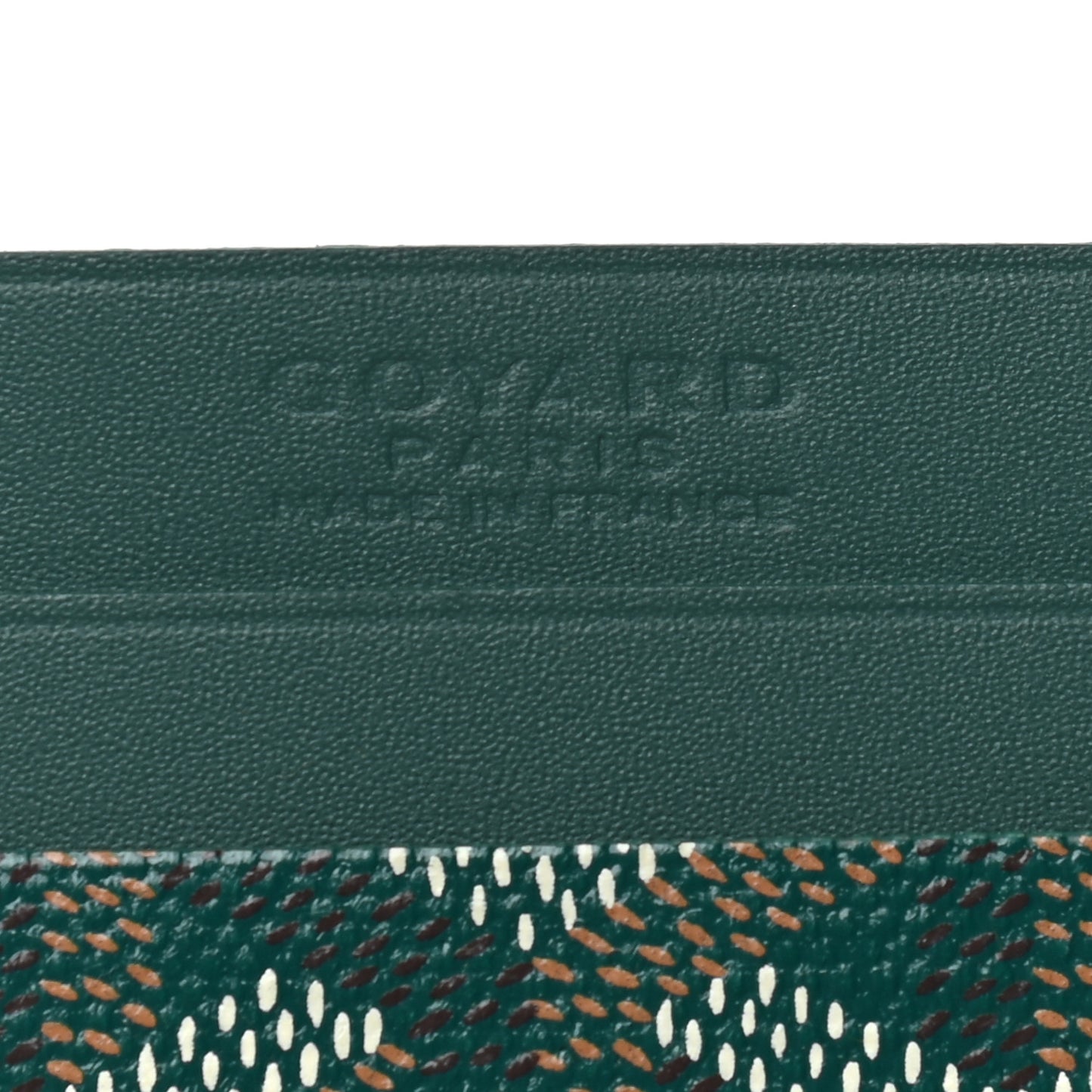 Goyardine Saint Sulpice Card Holder Green