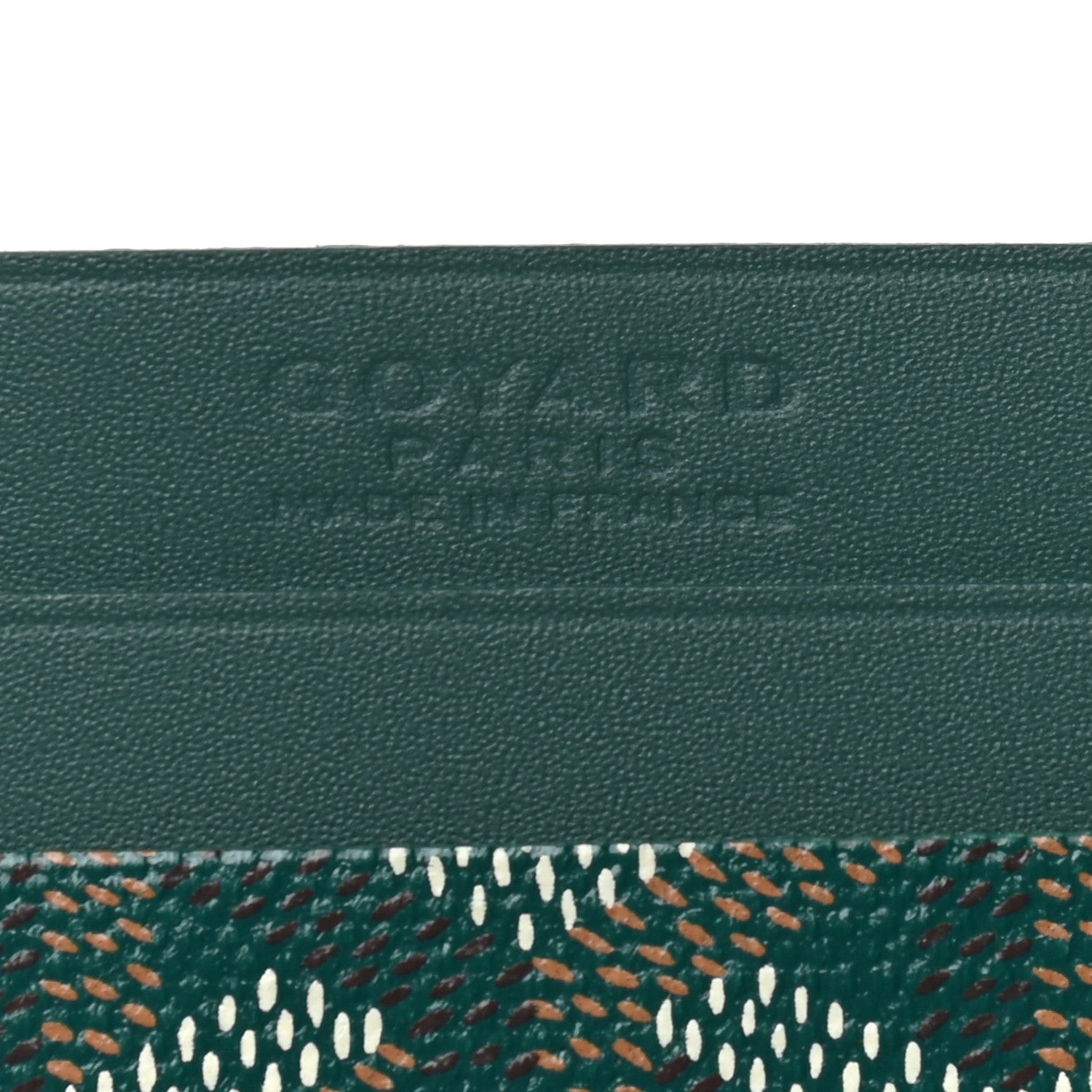 Goyard Goyardine Saint Sulpice Card Holder Green 4 of 4