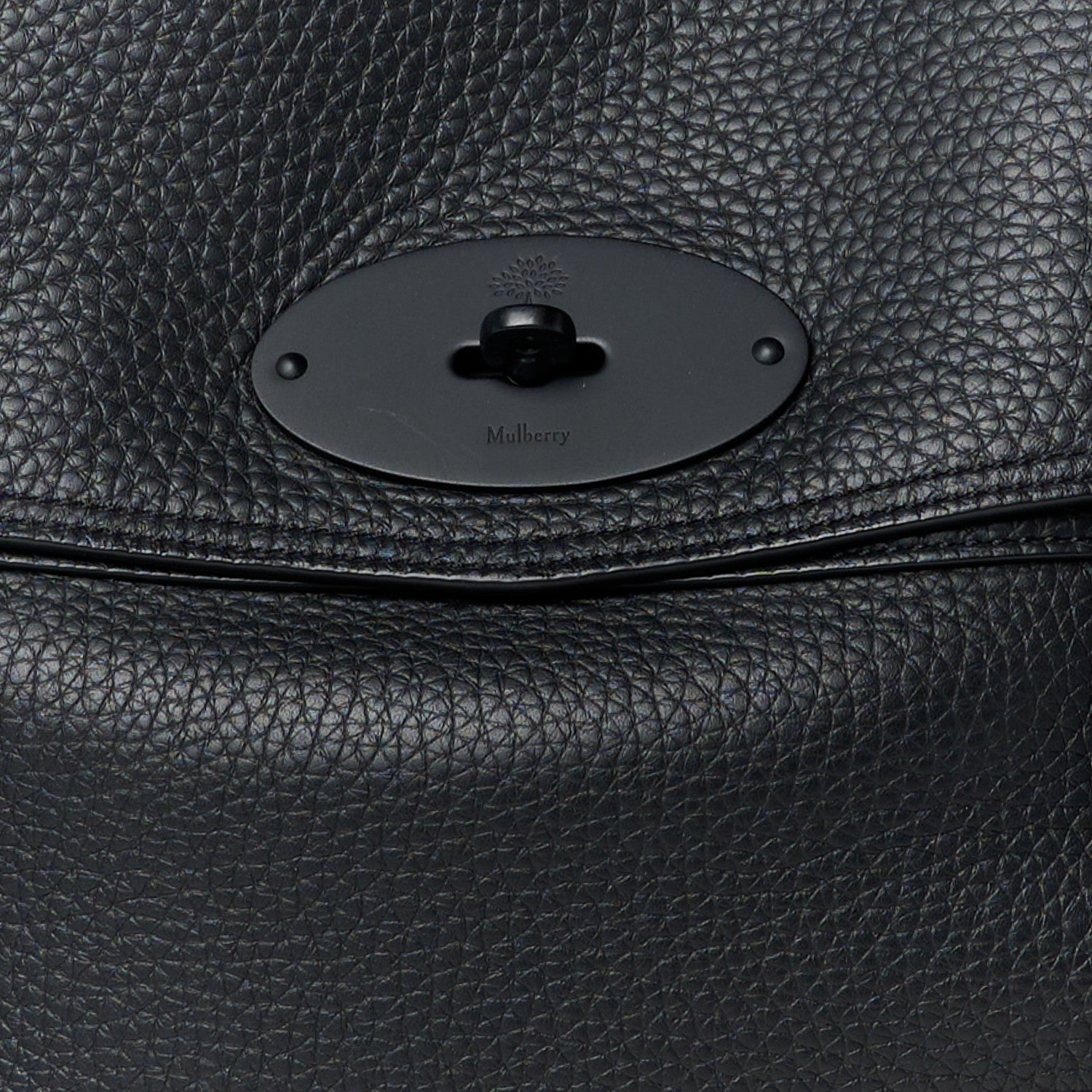 Mulberry Heavy Grain Oversized Alexa Black 8 of 10