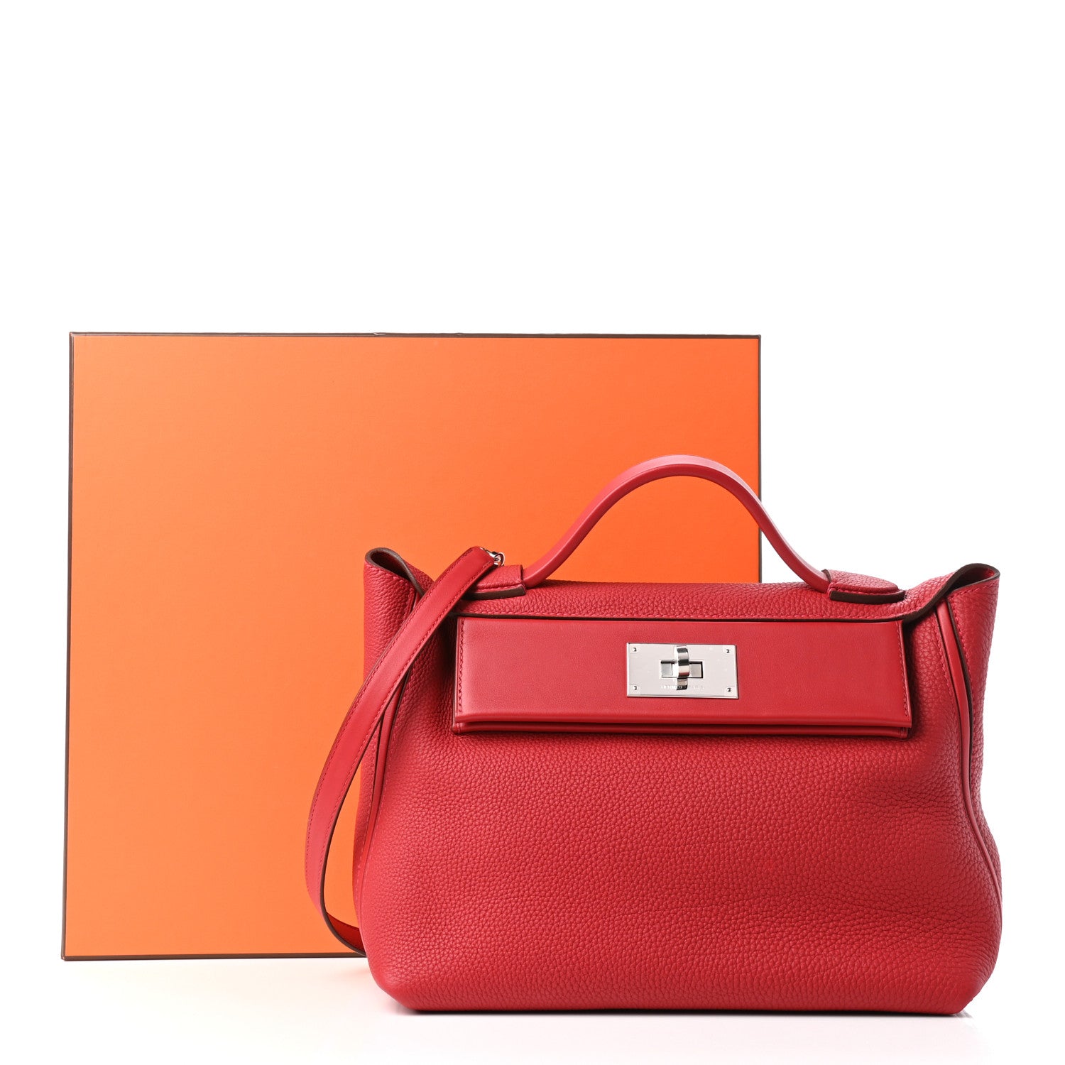 Hermes Togo Swift 24/24 29 Rouge Vif 10 of 10