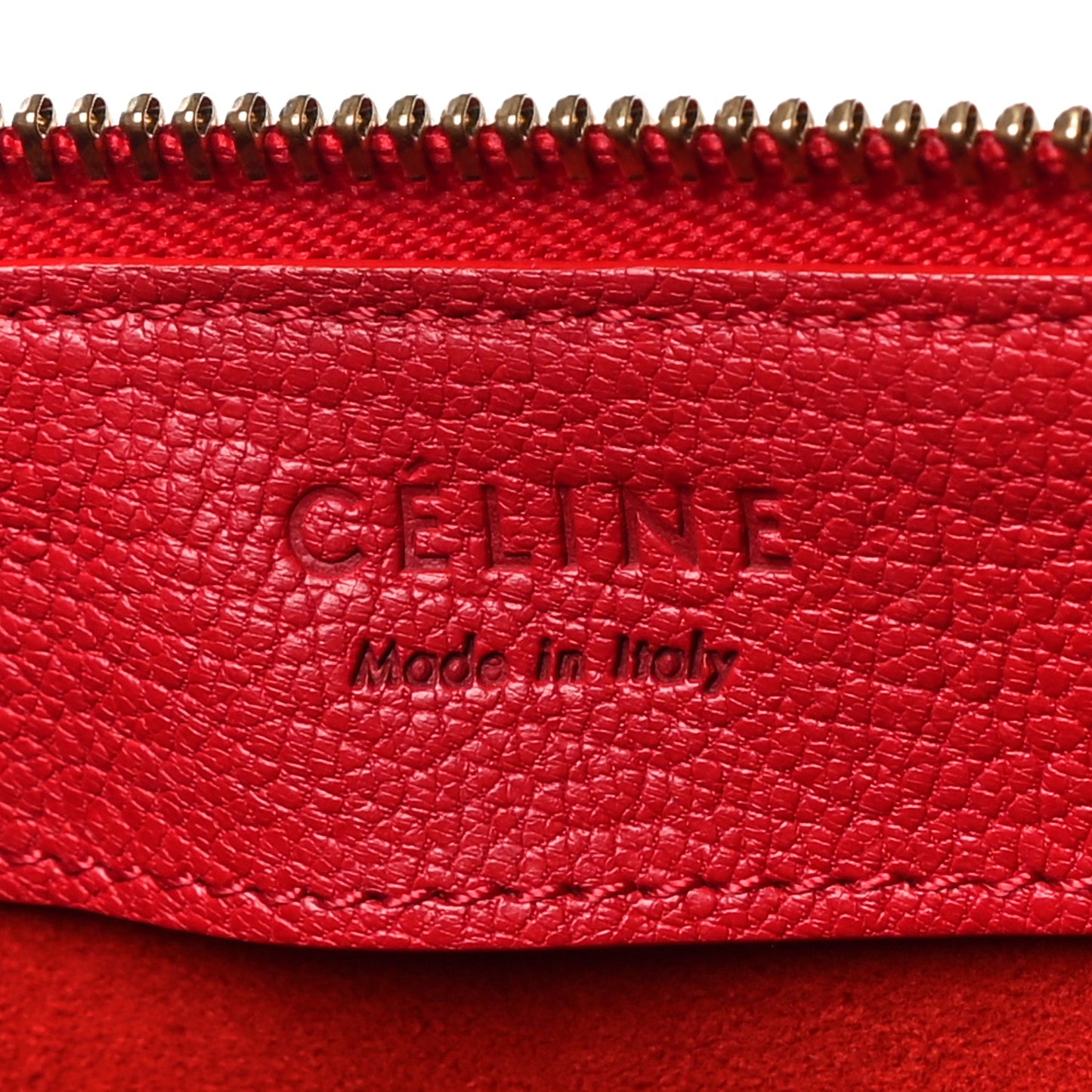 Goatskin Large Trio Crossbody Bag Scarlet