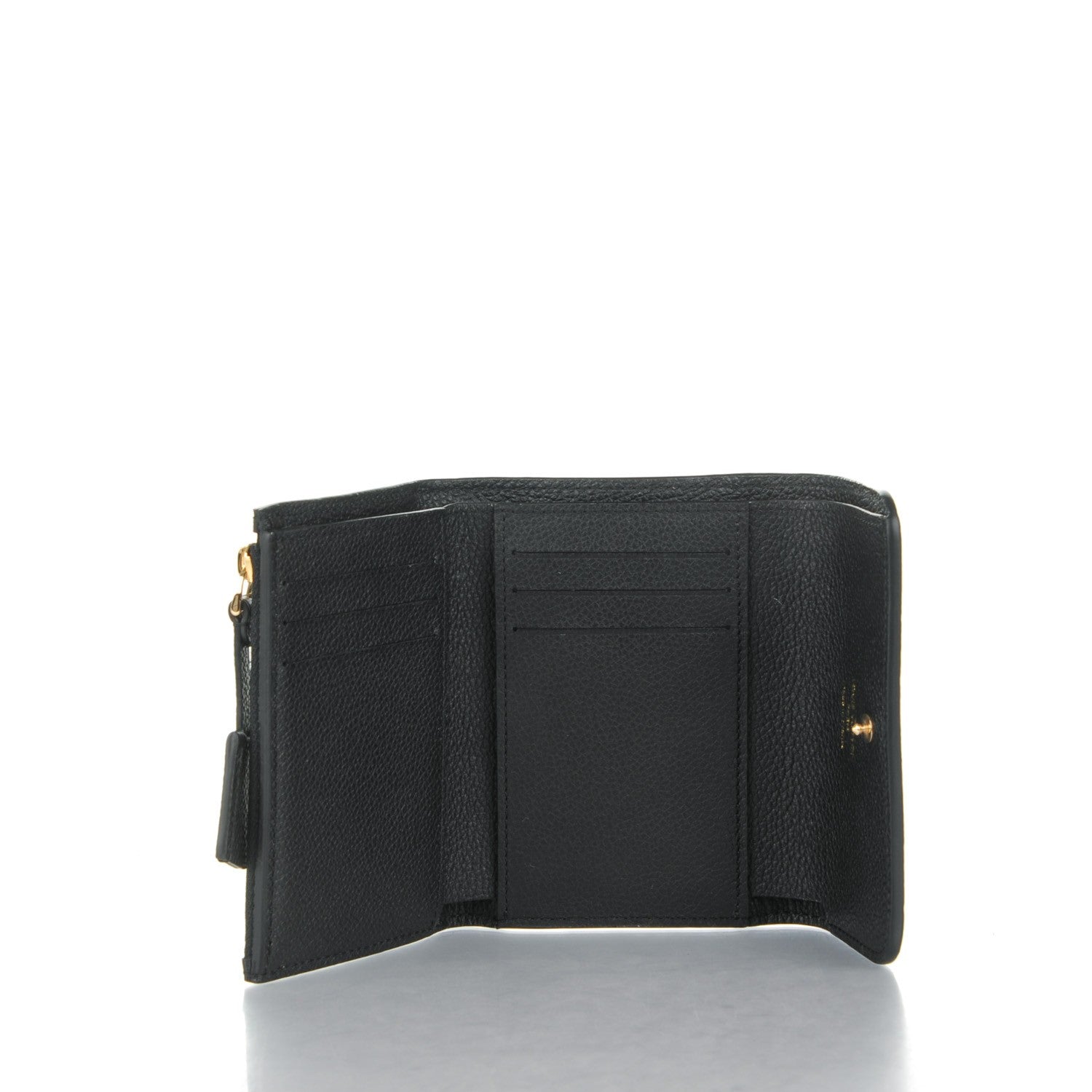 Louis Vuitton Empreinte Pont-Neuf Compact Wallet Black 5 of 7