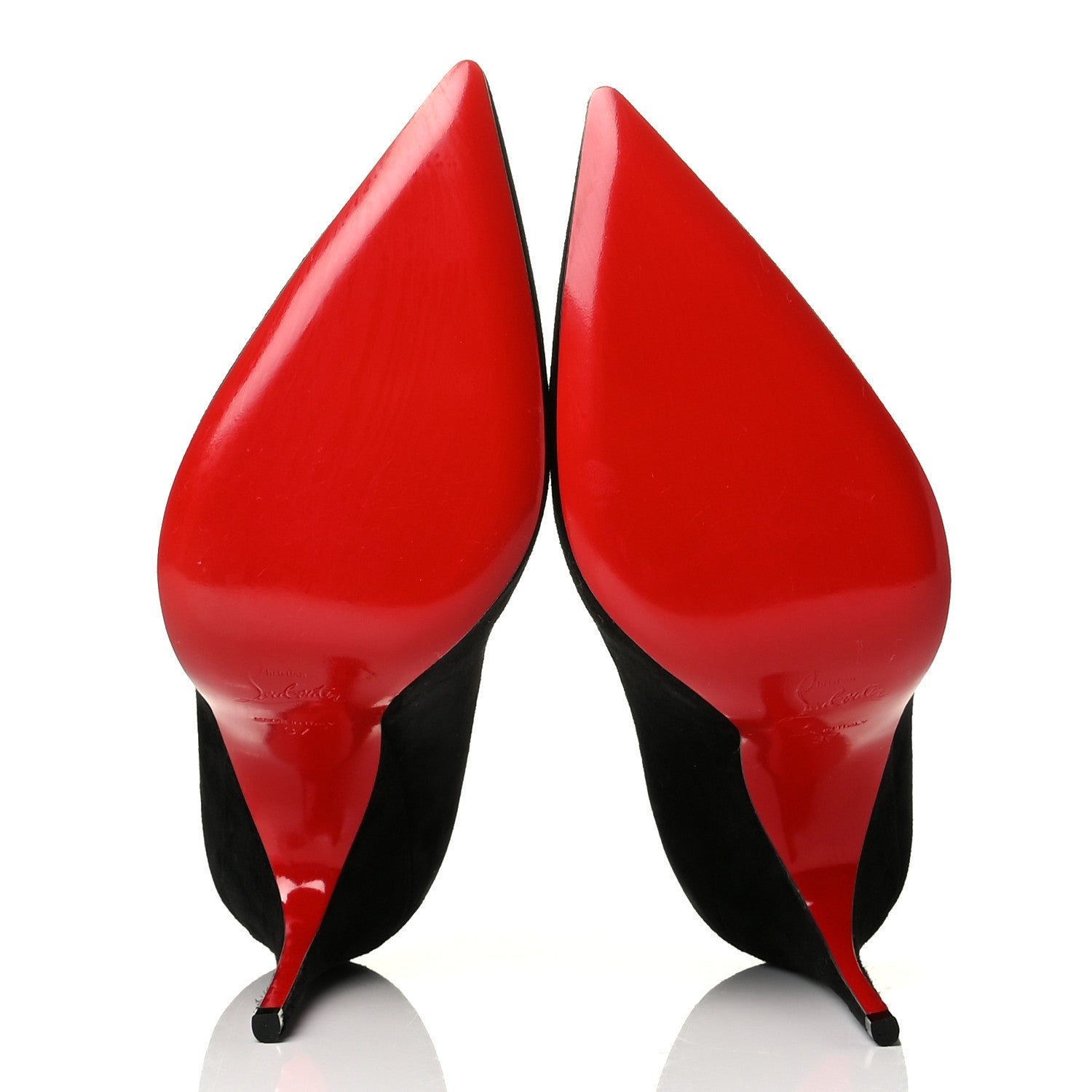 Christian Louboutin Veau Velours Alminette 100 Pumps 37 Black 4 of 6