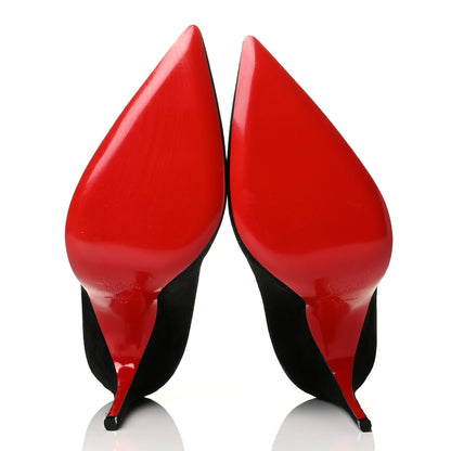 Christian Louboutin Veau Velours Alminette 100 Pumps 37 Black 4 of 6