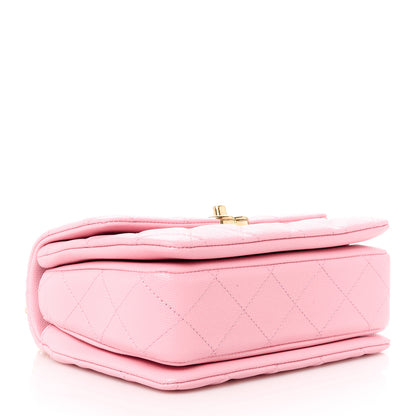 Chanel Caviar Quilted Mini Coco First Flap Pink 4 of 10