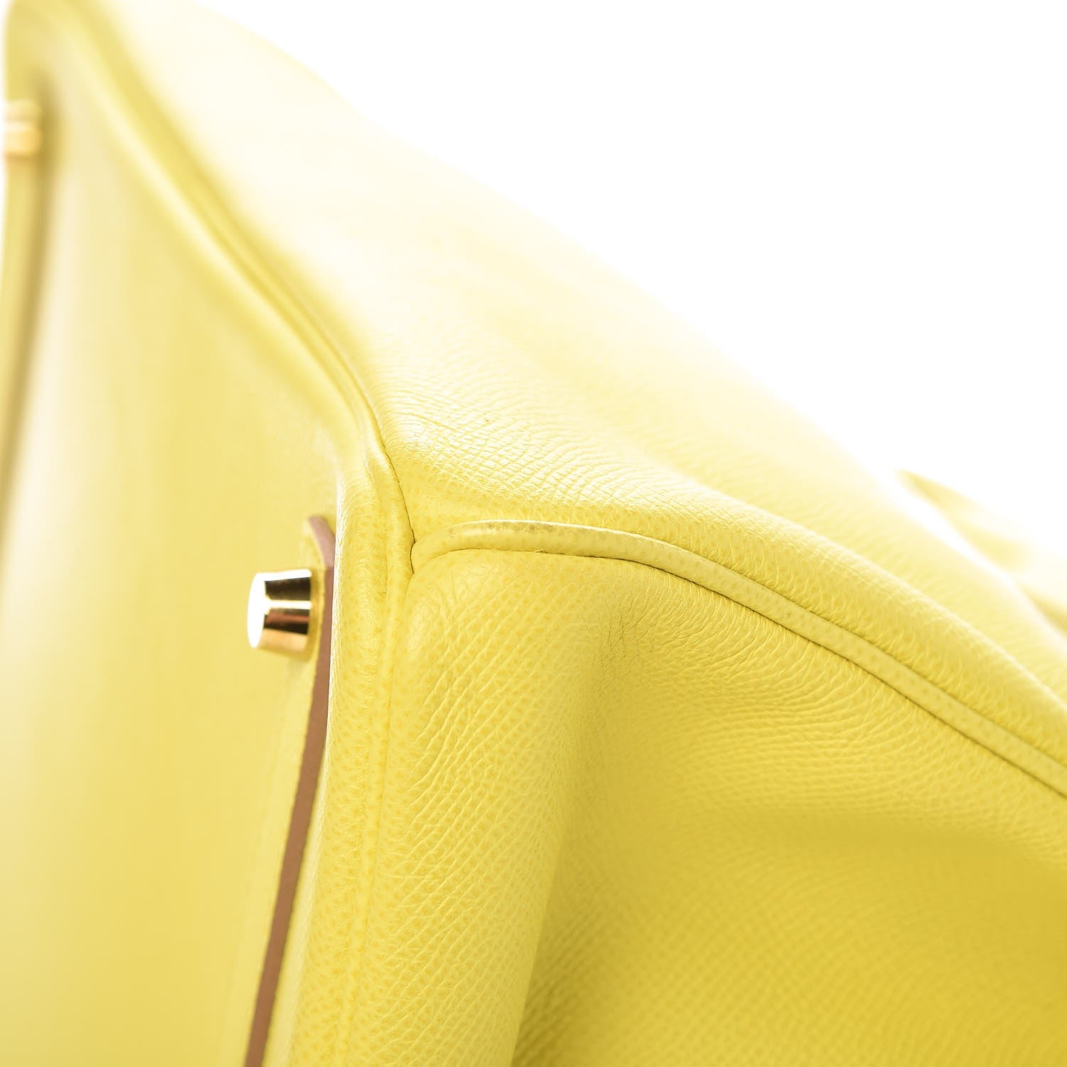 Hermes Epsom Birkin 35 Lime 33 of 35