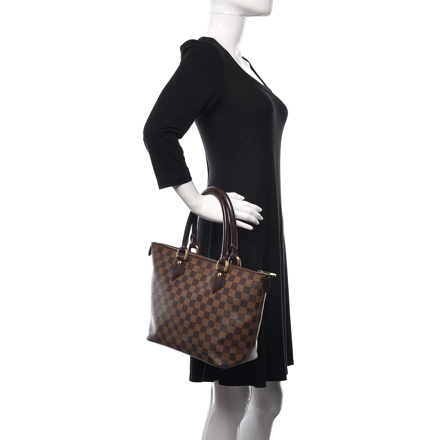 Louis Vuitton Damier Ebene Saleya PM 2 of 16