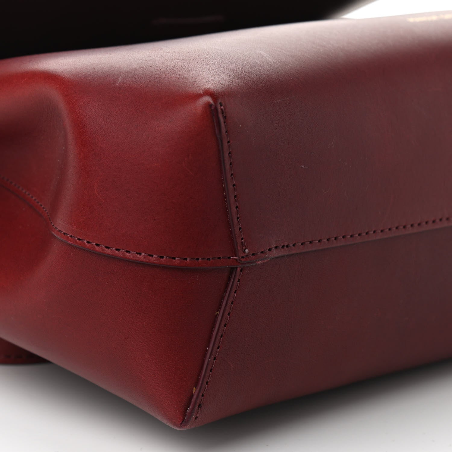 Mansur Gavriel Calfskin Mini Lady Bag Bordo 13 of 15