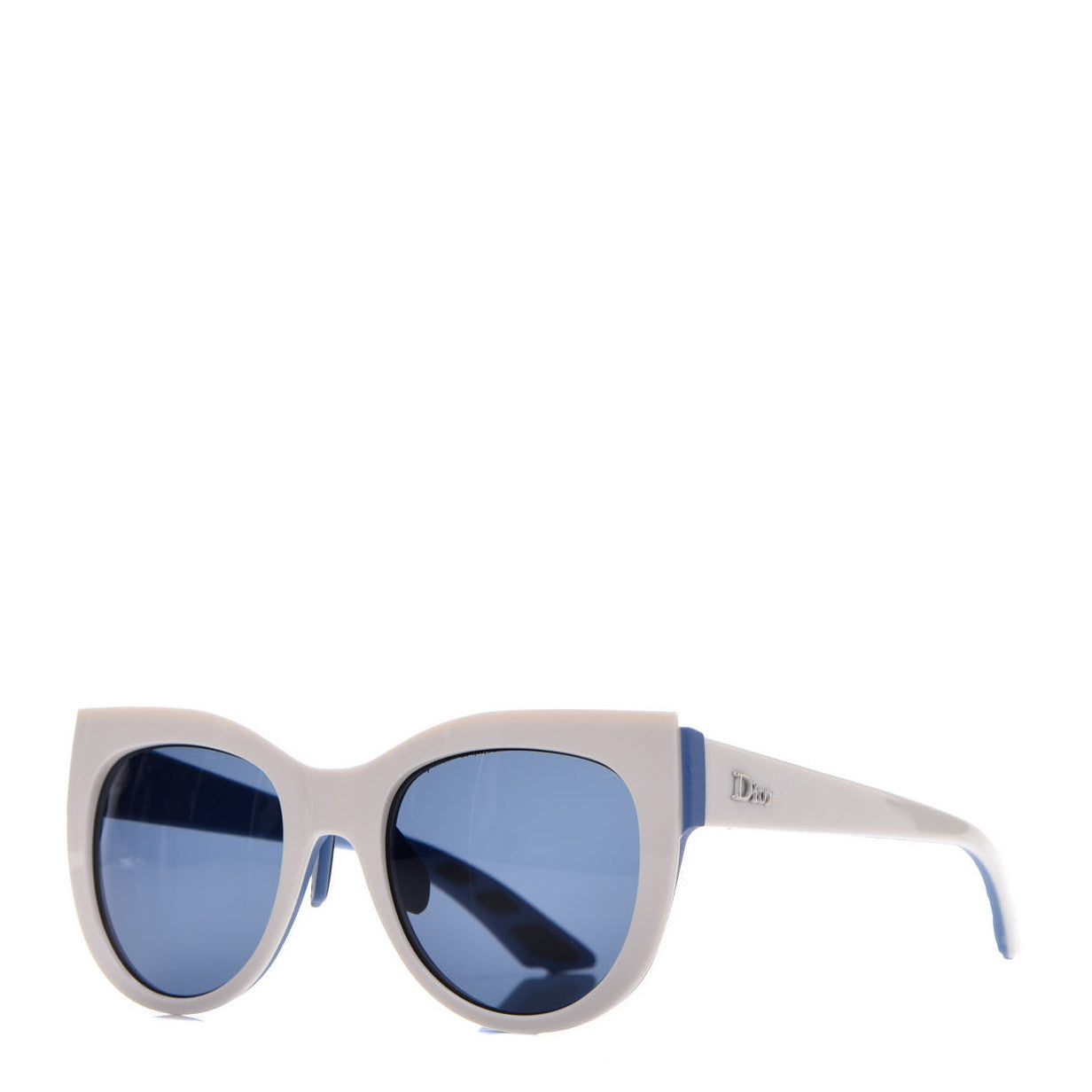 Christian Dior Decale 1 Sunglasses White Blue 1 of 7