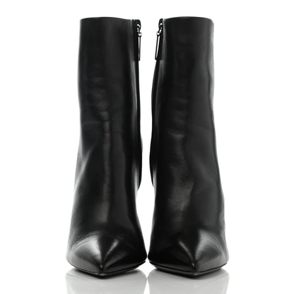 Saint Laurent Calfskin Opyum Ankle Boots 38 Black 2 of 13