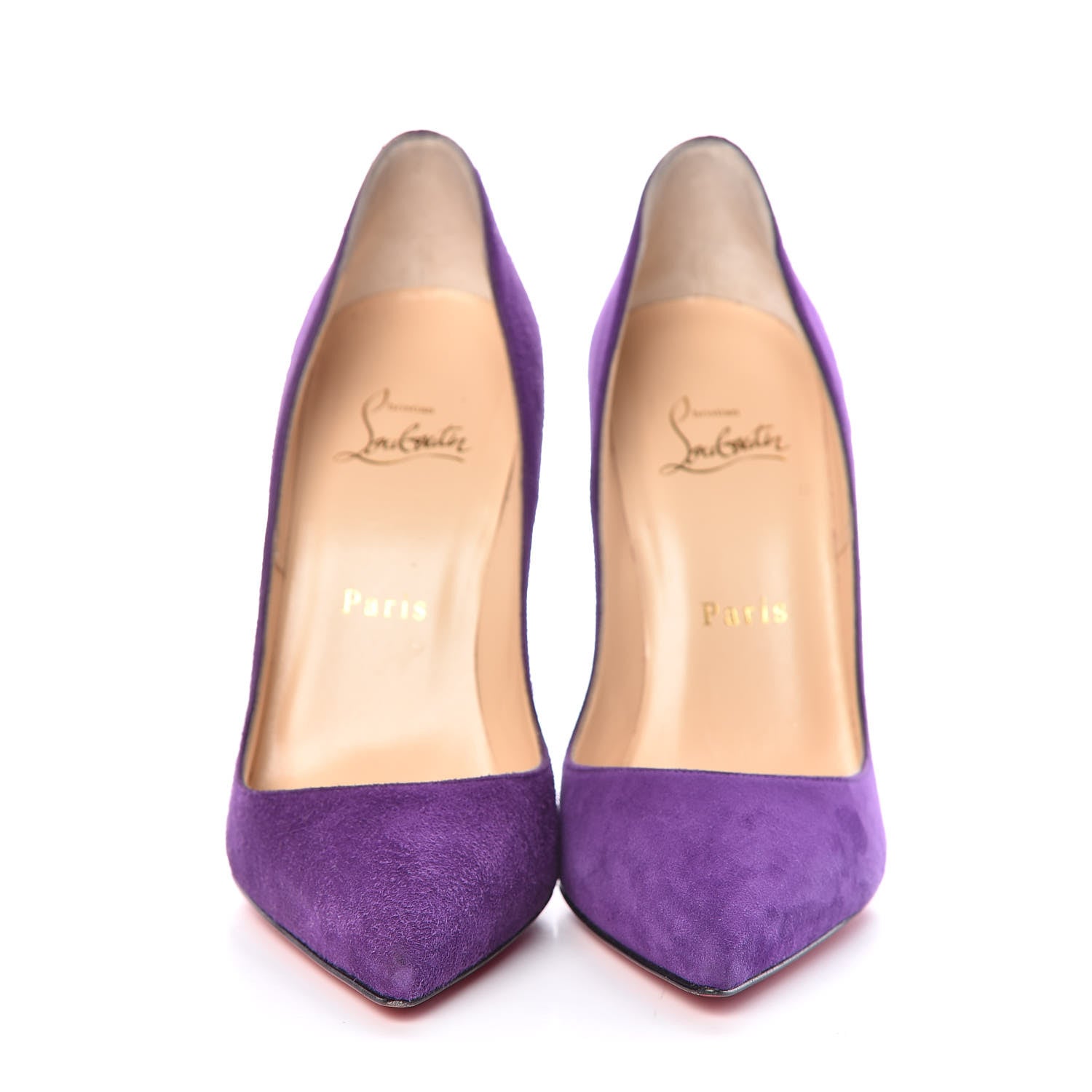Christian Louboutin Suede So Kate 120 Pumps 37.5 Violet 2 of 11