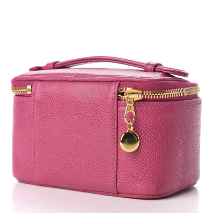 Chanel Caviar Vanity Cosmetic Case Pink 3 of 11
