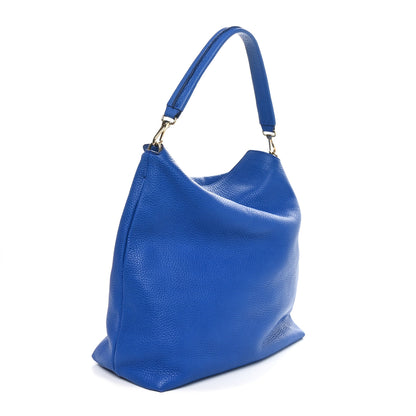 Burberry Grainy Calfskin Cale Hobo Brilliant Blue 3 of 10
