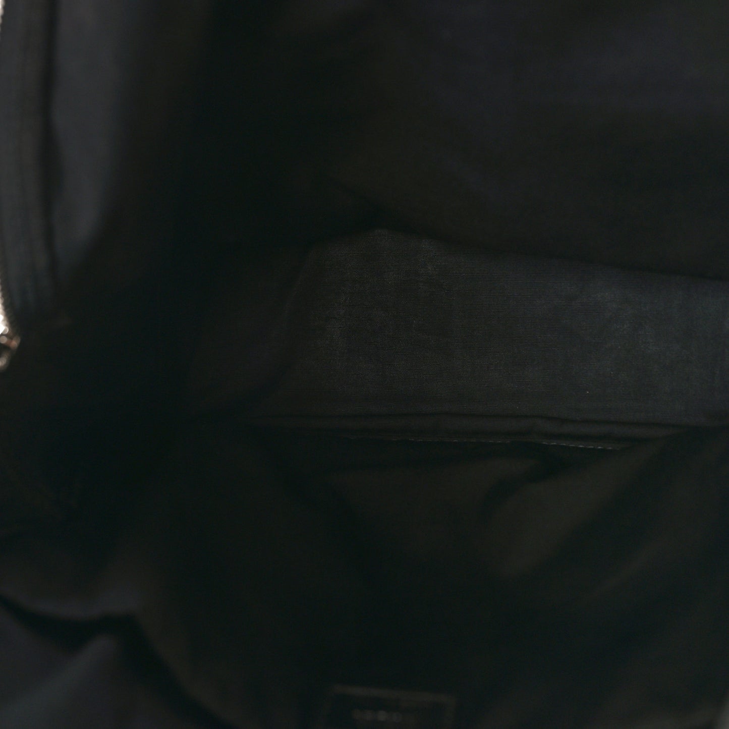 Oblique Calfskin Rider Backpack Beige Black