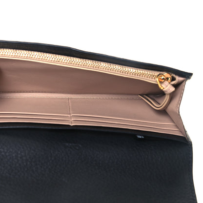 Chloe Smooth Calfskin Alphabet Long Wallet Black 5 of 12