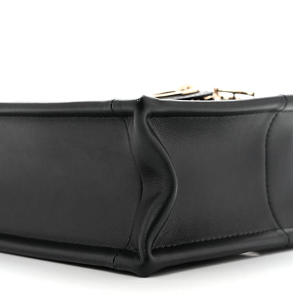 Christian Dior Calfskin Macrocannage Mini Book Tote Black 10 of 12