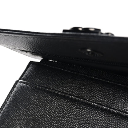 Chanel Caviar Quilted Boy Wallet On Chain WOC So Black 11 of 12