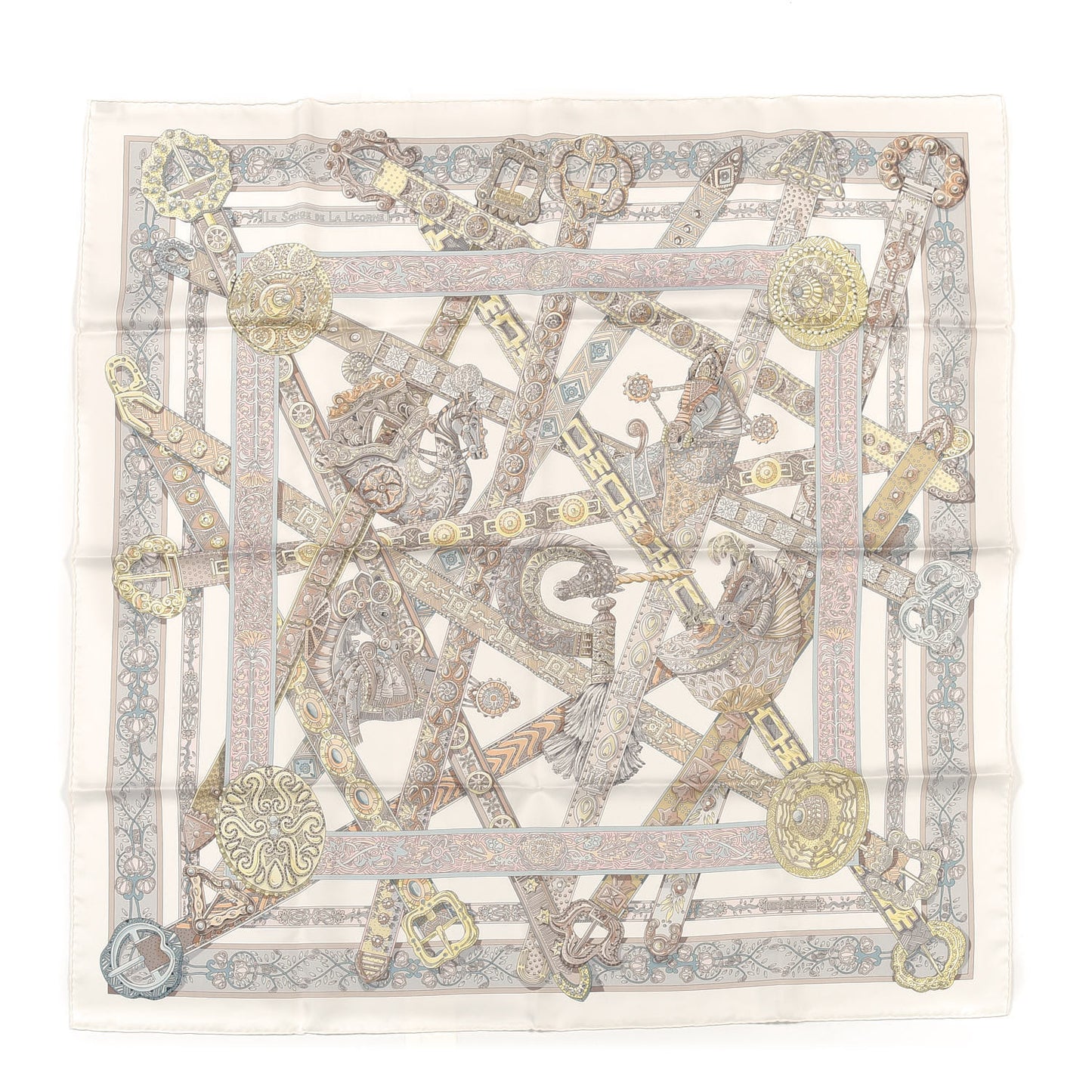 Silk Le Songe De La Licorne Scarf 90