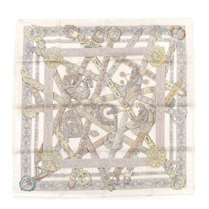 Hermes Silk Le Songe De La Licorne Scarf 90 1 of 5