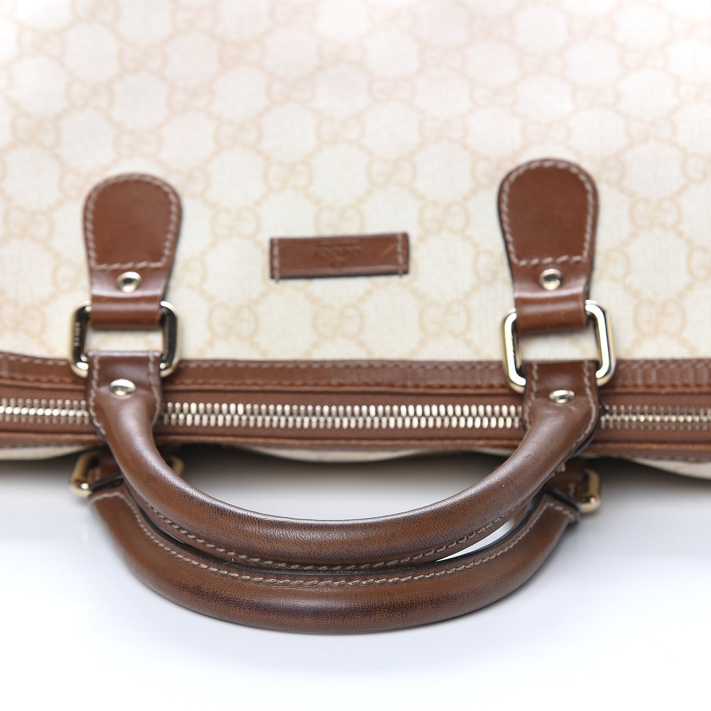 GG Plus Monogram Medium Joy Tote Bag Tan
