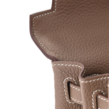 Hermes Togo Kelly Retourne 25 Etoupe 12 of 13