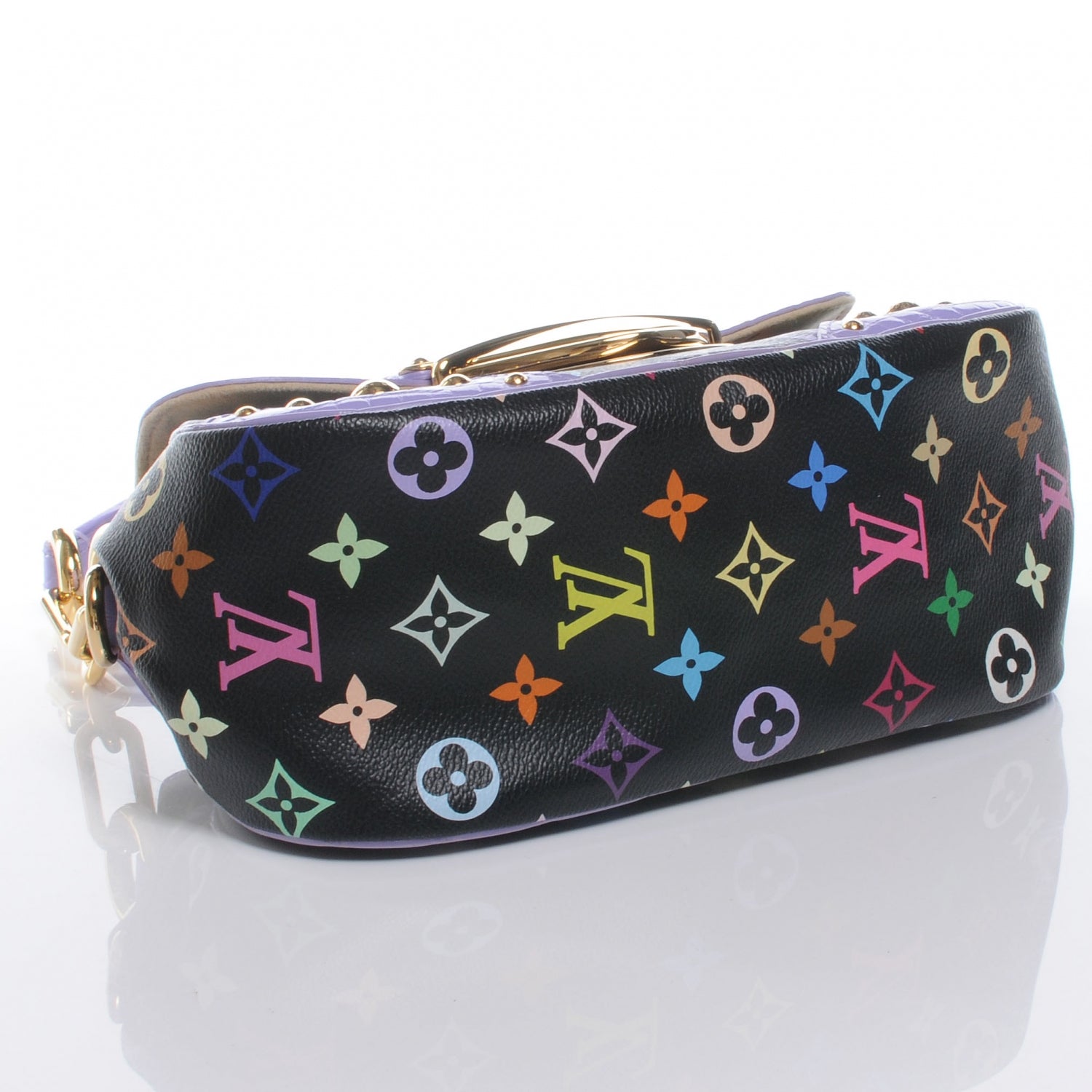 Louis Vuitton Monogram Multicolor Alligator Marilyn Black 4 of 7