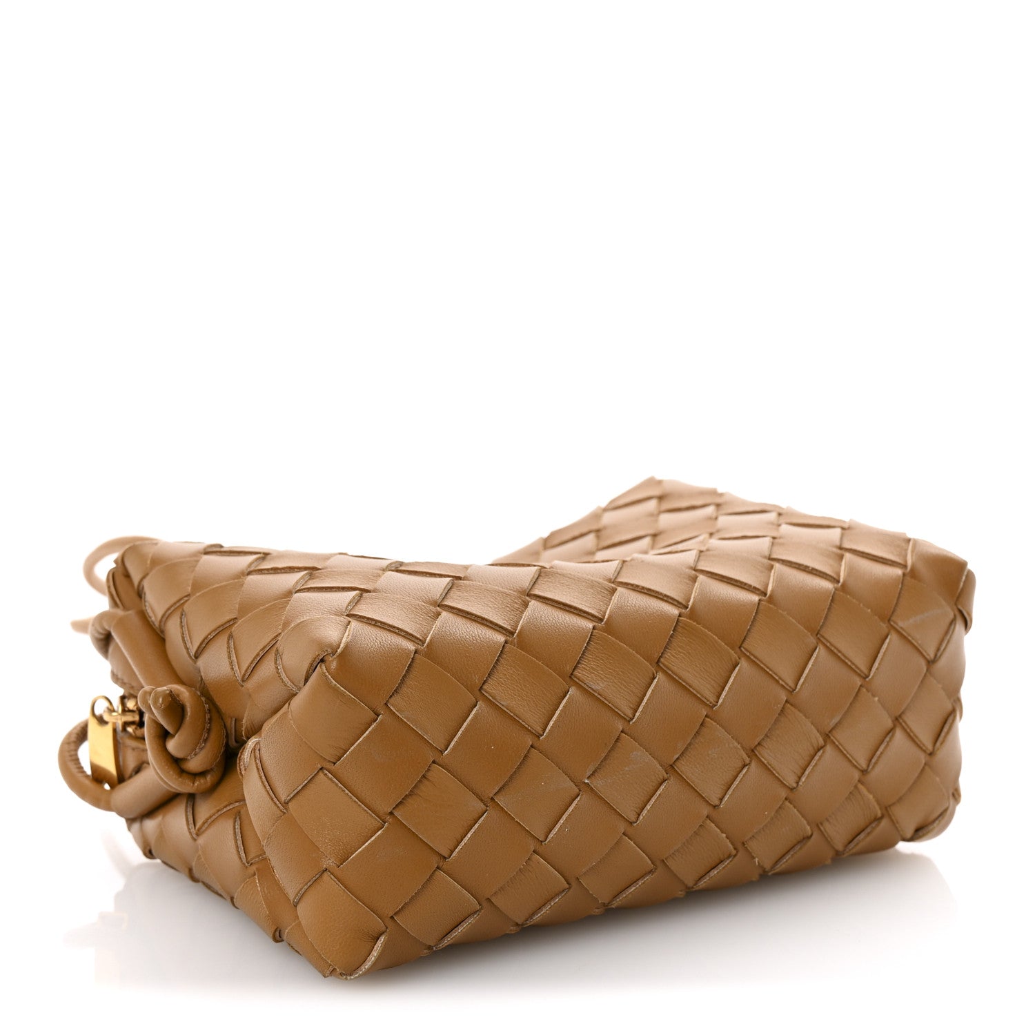 Bottega Veneta Nappa Intrecciato Mini Loop Camera Bag Camel 4 of 10