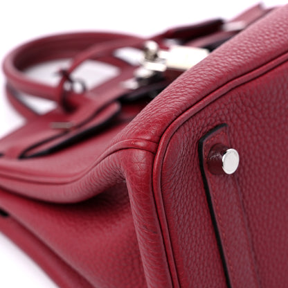 Hermes Togo Birkin 25 Rouge Grenat 8 of 14