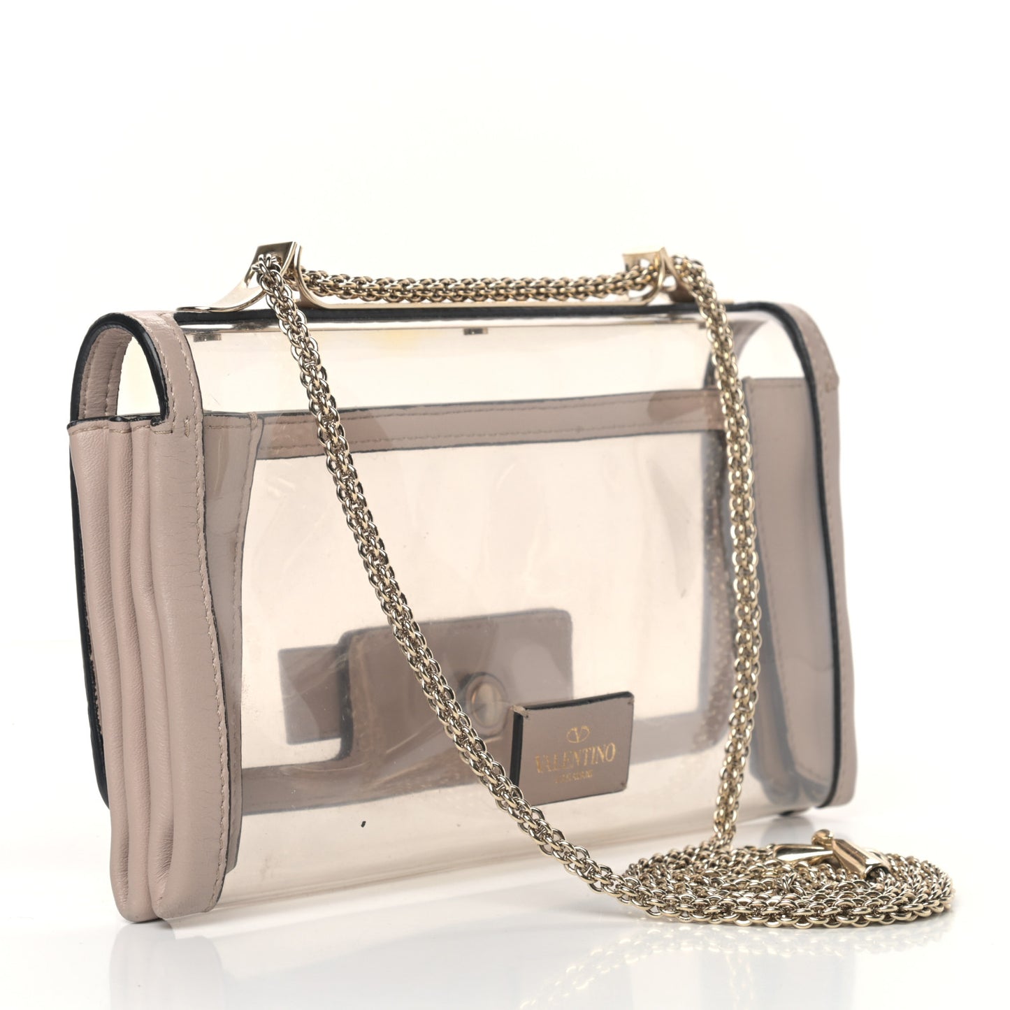 PVC Nappa Naked Va Va Voom Shoulder Bag Poudre