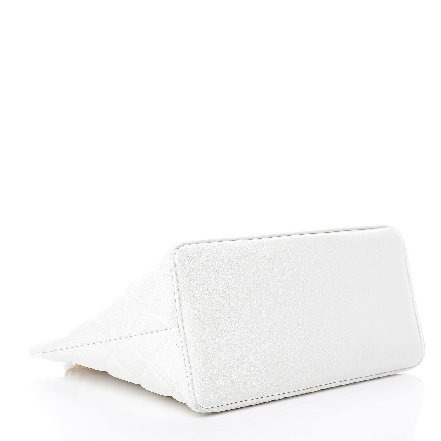 Chanel Caviar Quilted Medallion Tote White 4 of 19