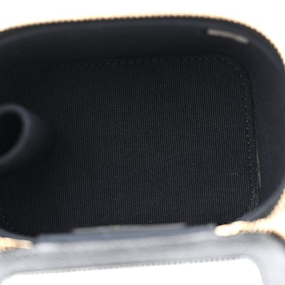 Chanel Caviar Quilted Tiny CC Mini Vanity Case With Chain Black 5 of 10