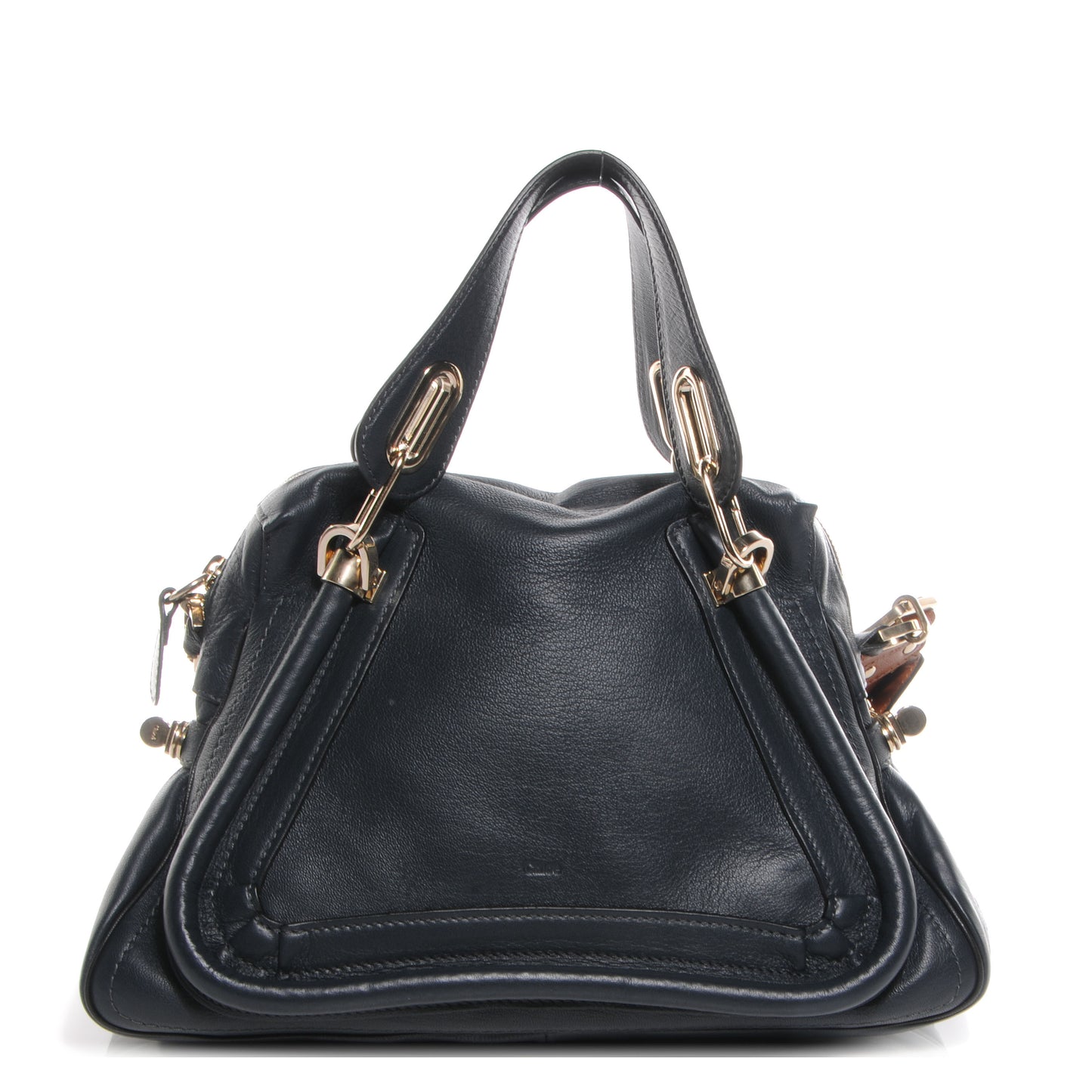 Leather Medium Military Paraty Navy