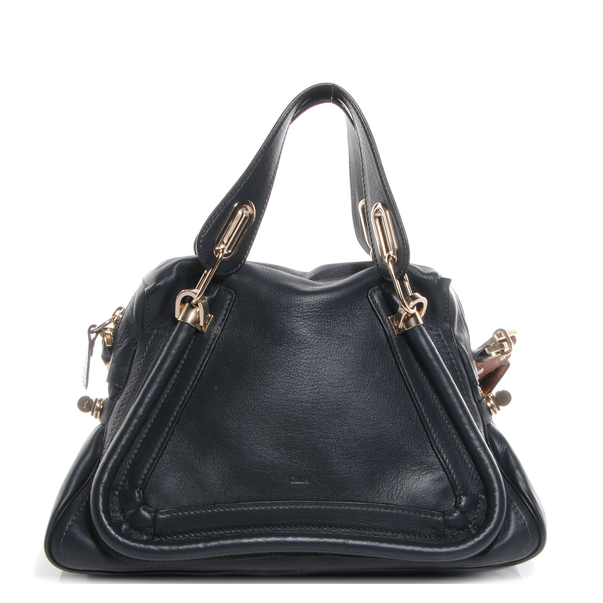 Chloe Leather Medium Military Paraty Navy 1 of 10