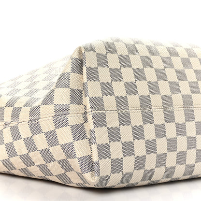 Louis Vuitton Damier Azur Graceful MM Rose Ballerine 7 of 9
