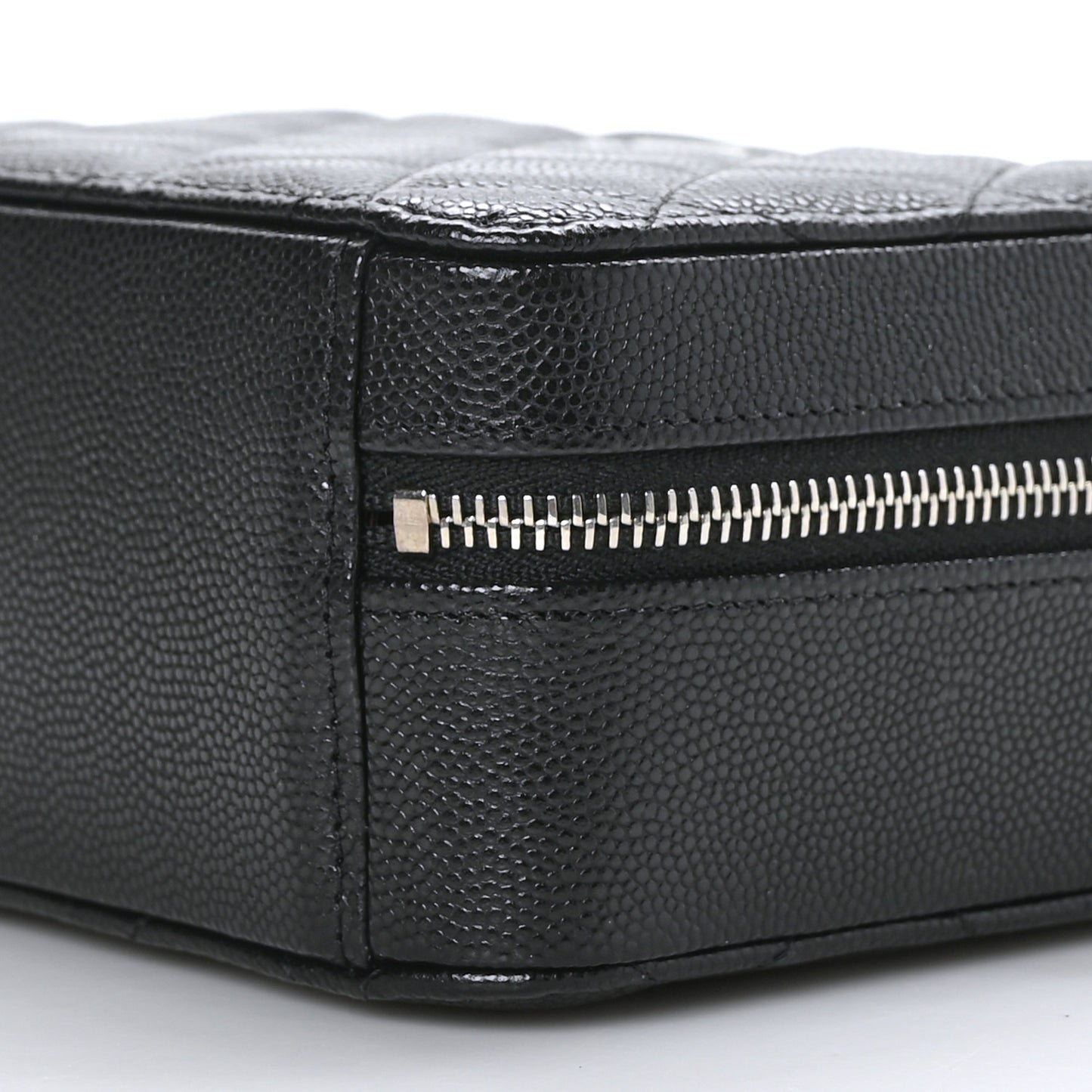Caviar Quilted Camera Bag Black