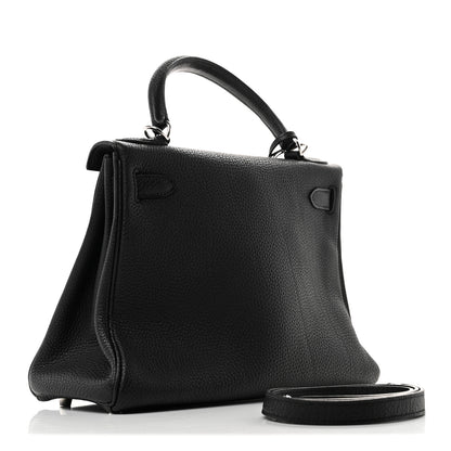 Hermes Togo Kelly Retourne 28 Black 3 of 13