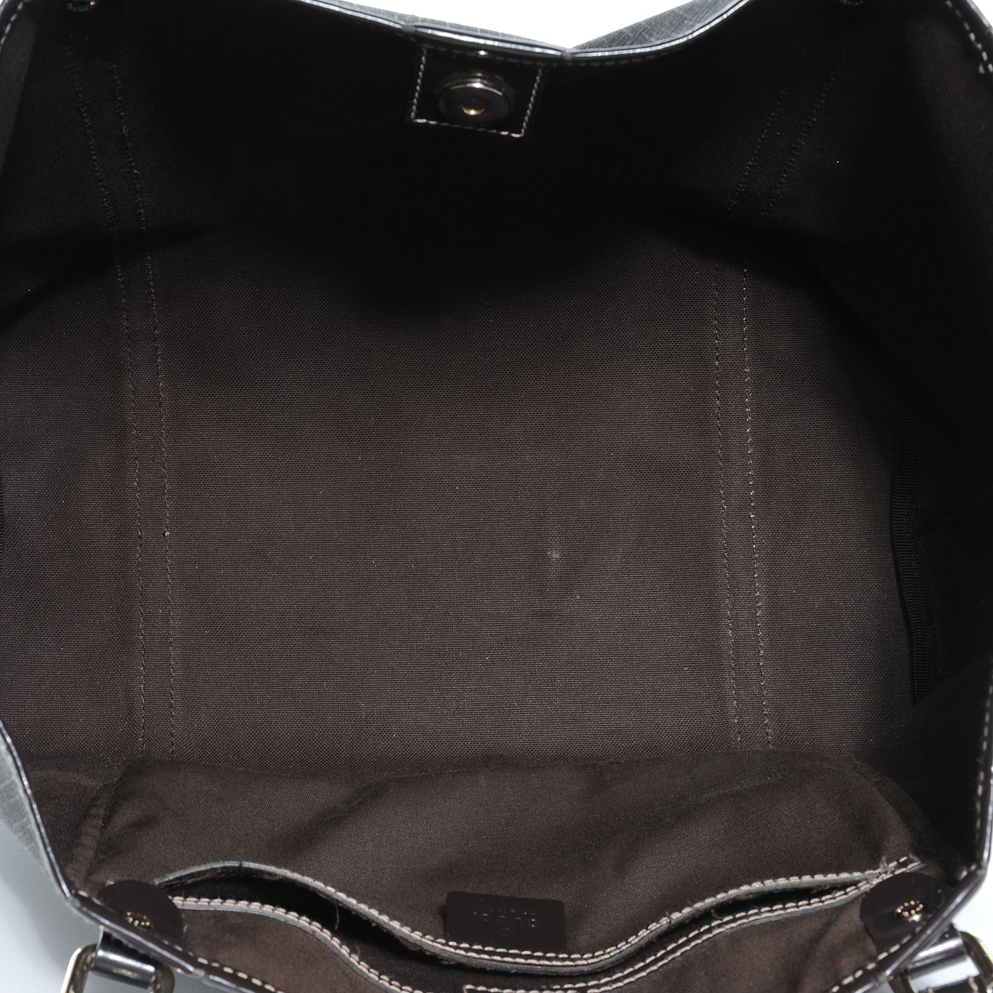 GG Plus Monogram Medium Joy Tote Dark Brown
