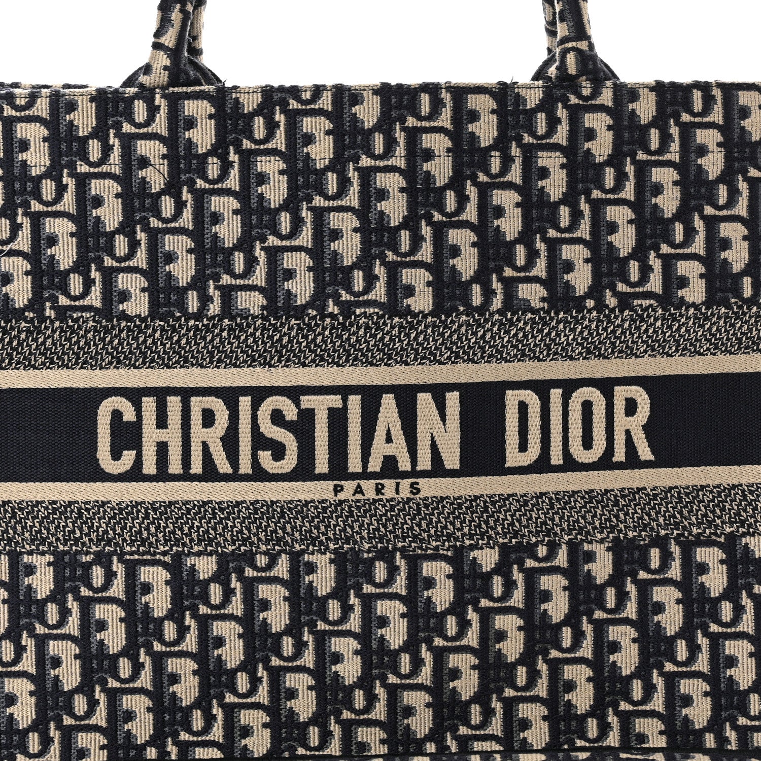 Christian Dior Oblique Medium Book Tote Blue Multicolor 8 of 10
