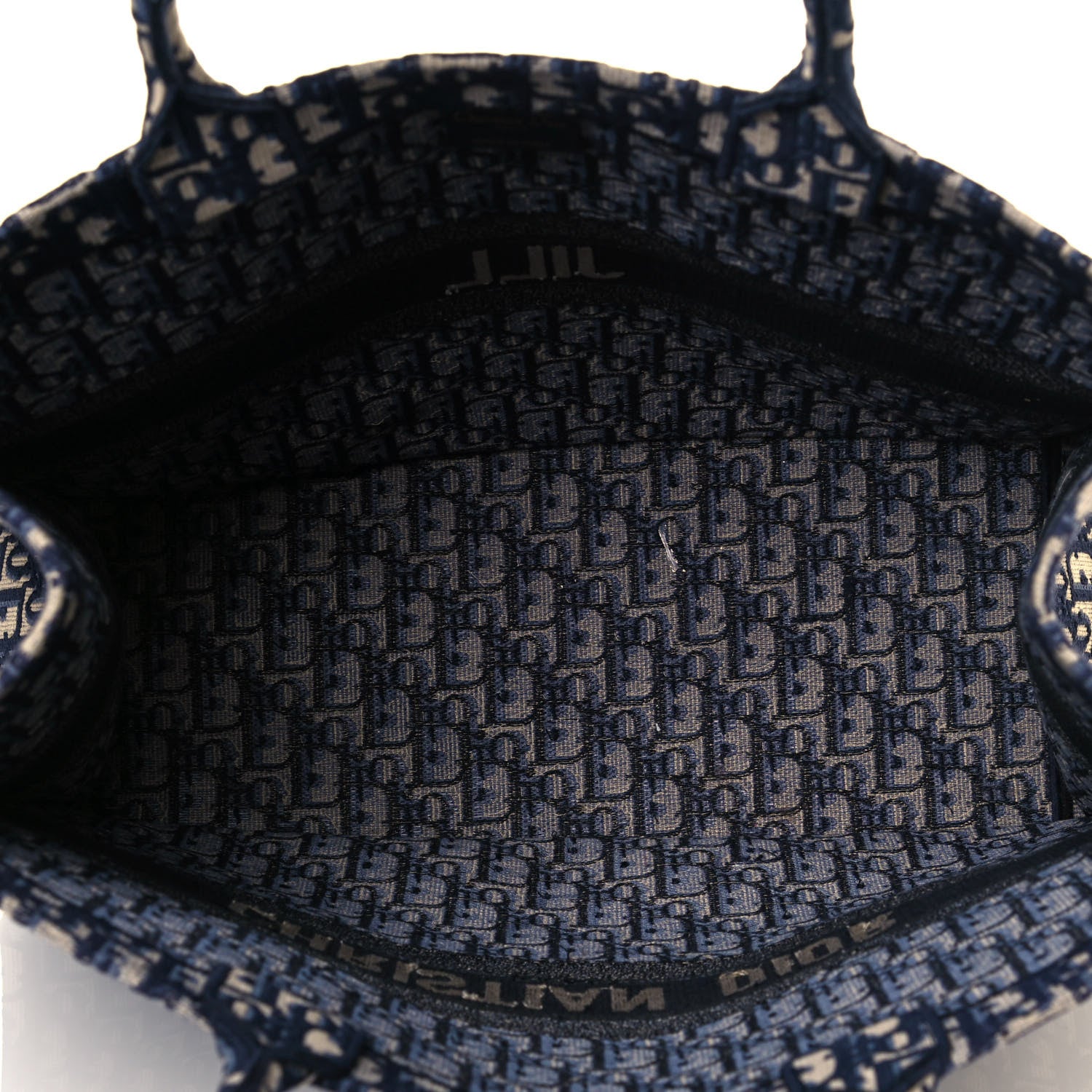 Christian Dior Oblique Book Tote Blue Multicolor 4 of 11