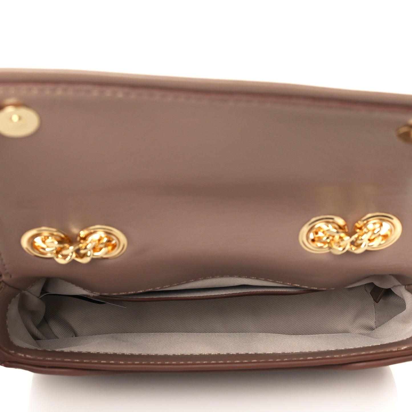 Lambskin Mini The Glam Shot Bag Dusty Beige