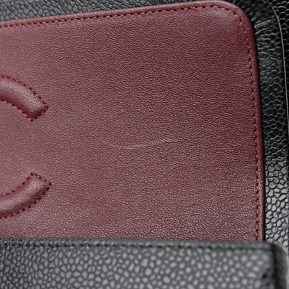 Chanel Caviar Quilted Medium Double Flap Black 11 of 12