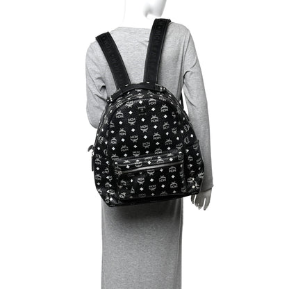MCM Visetos Medium Stark Backpack Black 3 of 14